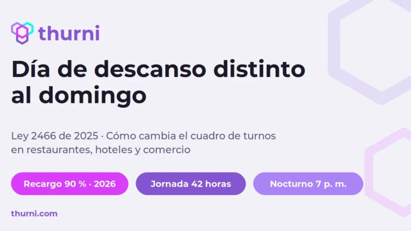 dia de descanso diferente al dominigo turno